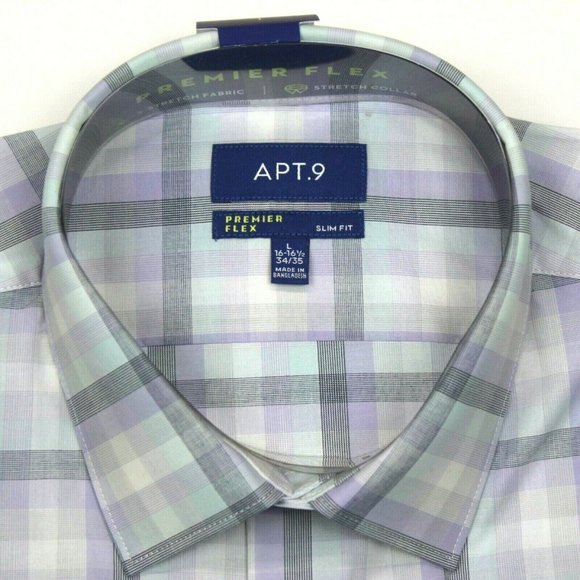 Apt. 9 Slim-Fit Dress Shirt - L 16-16.5, 34/35 - Picture 3 of 3